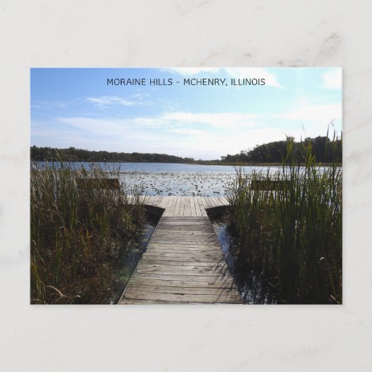 Carte Postale Moraine Hills, McHenry Illinois (Devant)
