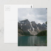 Carte Postale Moraine Lake Alberta Canada (Devant / Derrière)