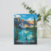 Carte Postale Moraine Lake Banff Valley of Ten Peaks (Debout devant)