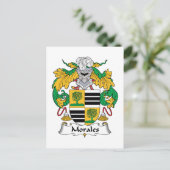 Carte Postale Morales Family Crest (Debout devant)