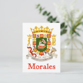 Carte Postale Morales Porto Rico Shield (Debout devant)