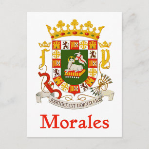 Carte Postale Morales Porto Rico Shield