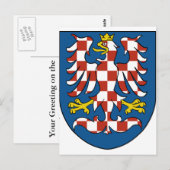Carte Postale Moravie, Tchèque (Devant / Derrière)