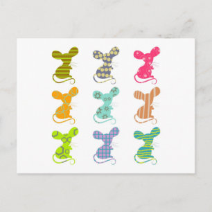 Carte Postale Morceau à motifs