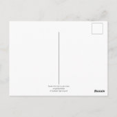 Carte Postale Morceau d'Halloween en Citrouille Patch aquarelle  (Dos)