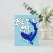 Carte Postale Mords Moi - Requin (Debout devant)