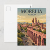 Carte Postale Morelia Mexique (Devant / Derrière)