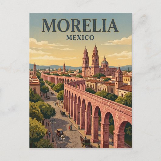 Carte Postale Morelia Mexique (Devant)