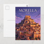 Carte Postale Morella Espagne (Devant / Derrière)