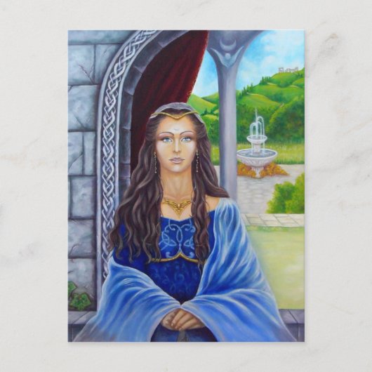 Carte Postale Morgane, prêtresse d'Avalon (Devant)