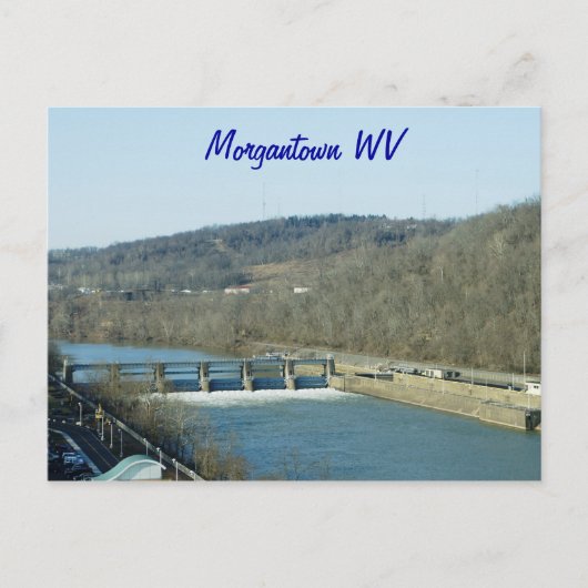 Carte Postale Morgantown WV (Devant)