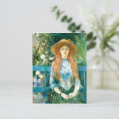 Carte Postale Morisot - Jeune fille dans un parc (Debout devant)