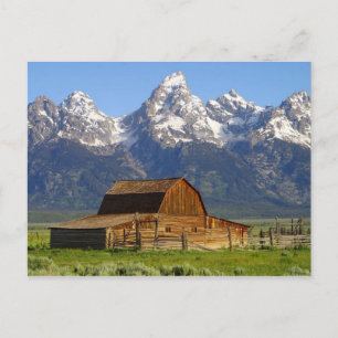 Carte Postale Mormon Barn