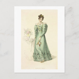Carte Postale Morning Dress, fashion plate from Ackermann's Repo