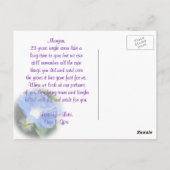 Carte postale Morning Glory pour toutes les occasi (Dos)