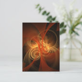 Carte Postale Morning Magic Art abstrait moderne d'énergie lumin (Debout devant)