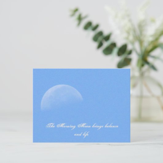 Carte postale Morning Moon (Debout devant)
