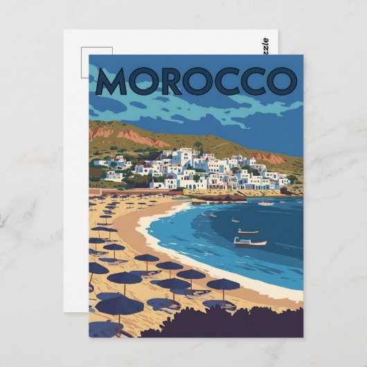 Carte Postale Morocco Coastal Town (Devant / Derrière)