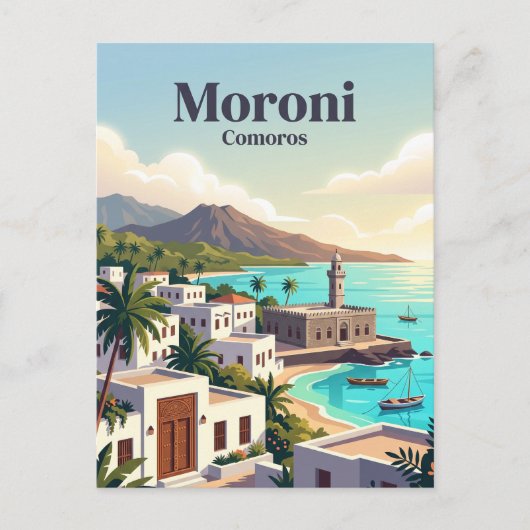 Carte Postale Moroni Comores (Devant)