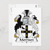 Carte Postale Morrison Family Crest (Devant / Derrière)