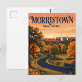 Carte Postale Morristown New Jersey (Devant / Derrière)
