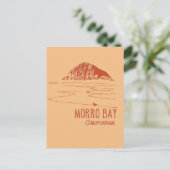 Carte Postale Morro Bay California Morro Rock Art (Debout devant)