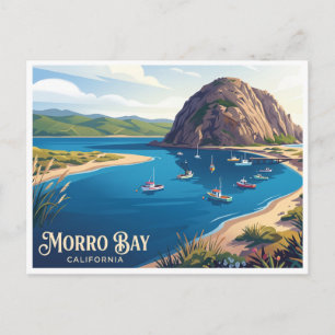 Carte Postale Morro Bay Californie