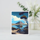 Carte Postale Morro Bay State Beach California voyage millésime (Debout devant)