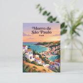 Carte Postale Morro de São Paulo Brésil (Debout devant)