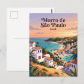 Carte Postale Morro de São Paulo Brésil (Devant / Derrière)
