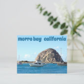 Carte Postale Morro Rock Harbour California Travel (Debout devant)