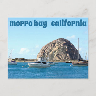 Carte Postale Morro Rock Harbour California Travel