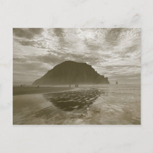 Carte Postale Morro Rock, Morro Bay à Sepia