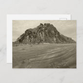 Carte Postale Morro Rock, Morro Bay à Sepia (Devant / Derrière)