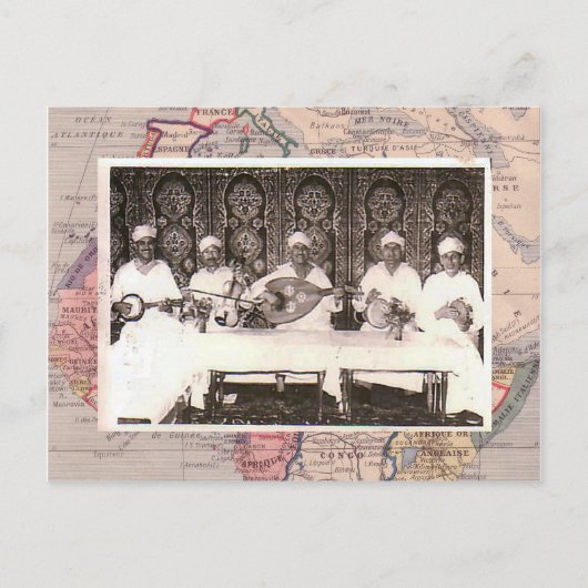 Carte Postale Morrocan musicians (Devant)