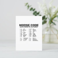 Morse Code Alphabet phonétique OTAN