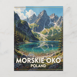 Carte Postale Morskie Oko Monts Tatra Pologne