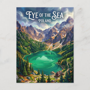 Carte Postale Morskie Oko Pologne