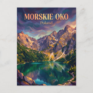 Carte Postale Morskie Oko Pologne