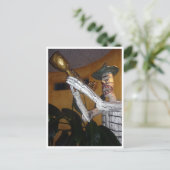 Carte Postale mort musicale (Debout devant)