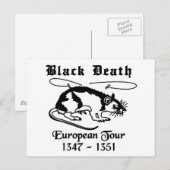 Carte Postale Mort noire (Devant / Derrière)