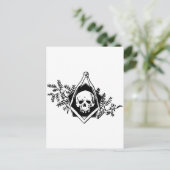 Carte Postale Mortalité Carré et Compass (Debout devant)