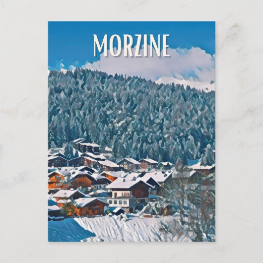 Carte Postale Morzine Station de ski (Devant)