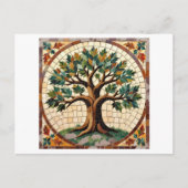 Carte Postale Mosaic tree (Devant)
