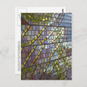 Carte Postale Mosaïque arc-en-ciel (Devant / Derrière)
