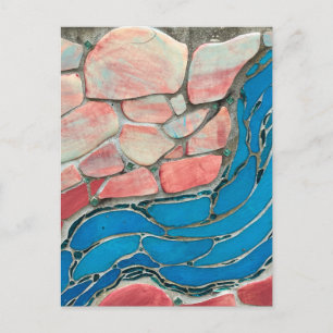 Carte Postale Mosaïque Colorée à Athènes, Géorgie