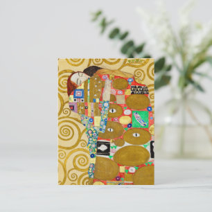 Carte Postale Mosaïque d'accomplissement de Klimt : Frise vintag