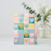 Carte Postale Mosaïque d'affection (Debout devant)