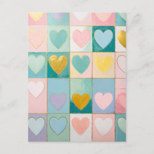 Carte Postale Mosaïque d'affection