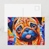 Carte Postale Mosaïque de Carlin (Devant / Derrière)